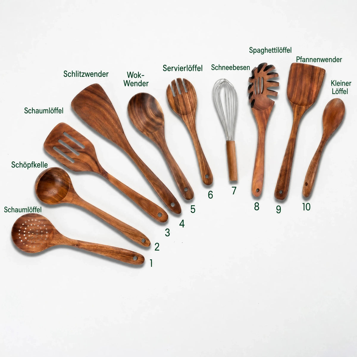 10-teiliges Set