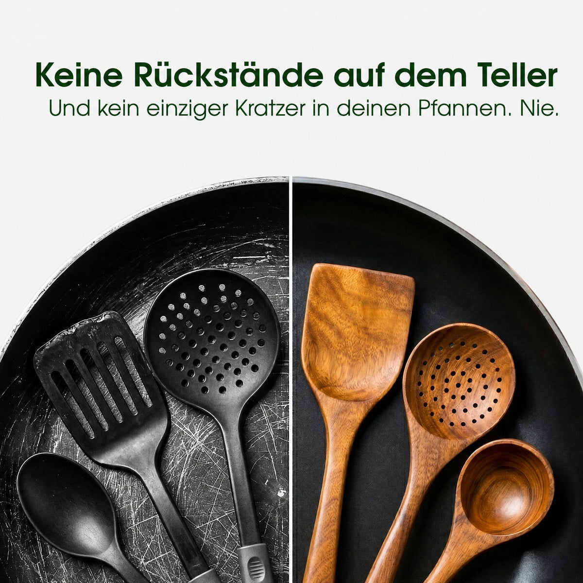 Keine Rückstände auf dem Teller